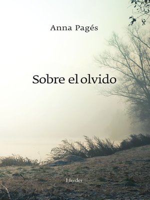 cover image of Sobre el olvido